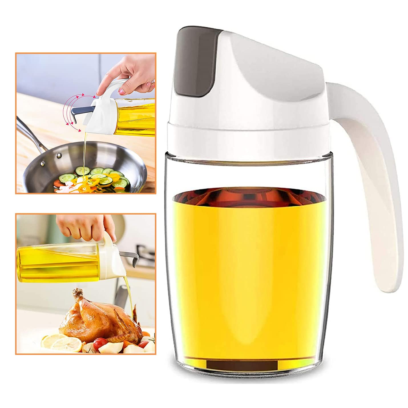 Glass Olive Oil Dispenser