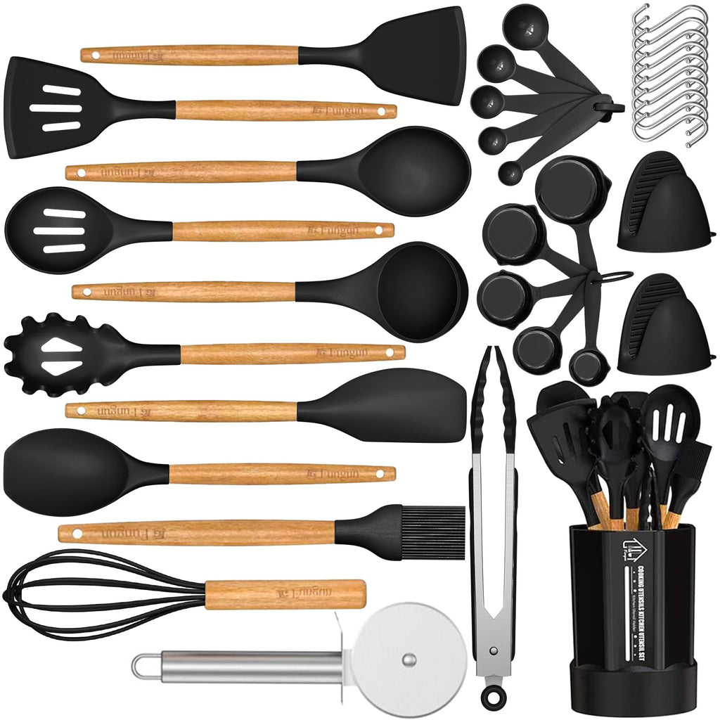35-Piece Silicone Utensil Set