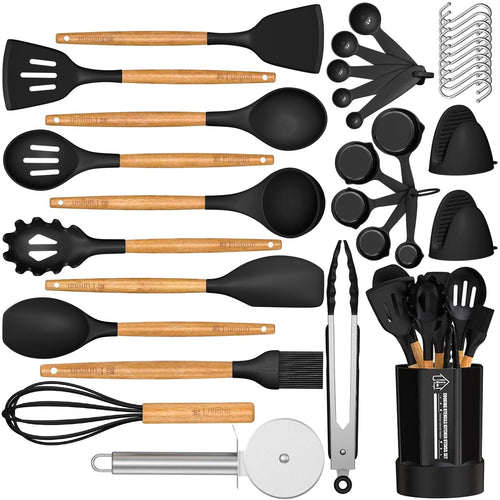 35-Piece Silicone Utensil Set